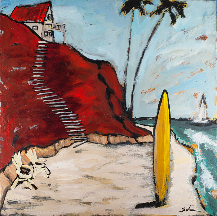 Kirk Saber Original Art, Solana Beach Painter